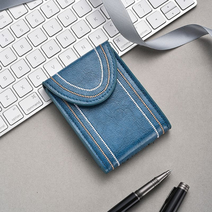 Premium Leather Card Holder Bowlift