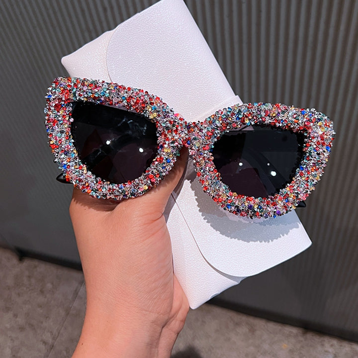 Ladies Designer Sunglasses with Rhinestone Details Bowlift