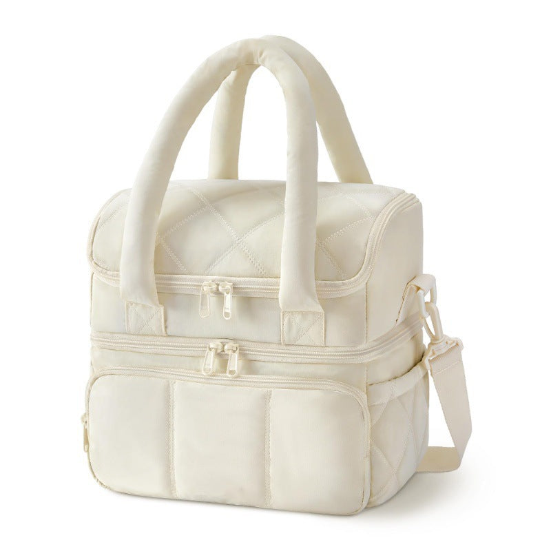 Stylish cosmetic travel bag with multiple compartments Bowlift