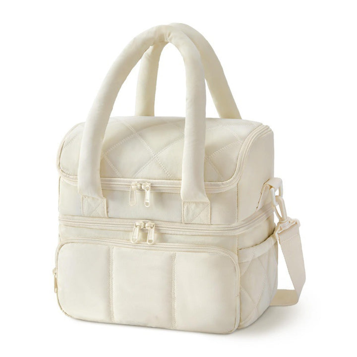 Stylish cosmetic travel bag with multiple compartments Bowlift