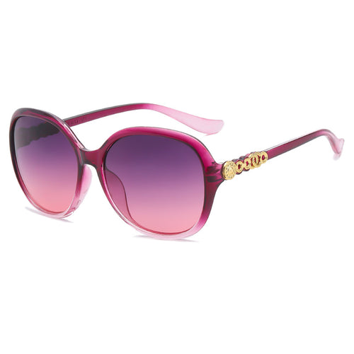 Women's oversized sunglasses with trendy tortoiseshell pattern and elegant frame accents Bowlift