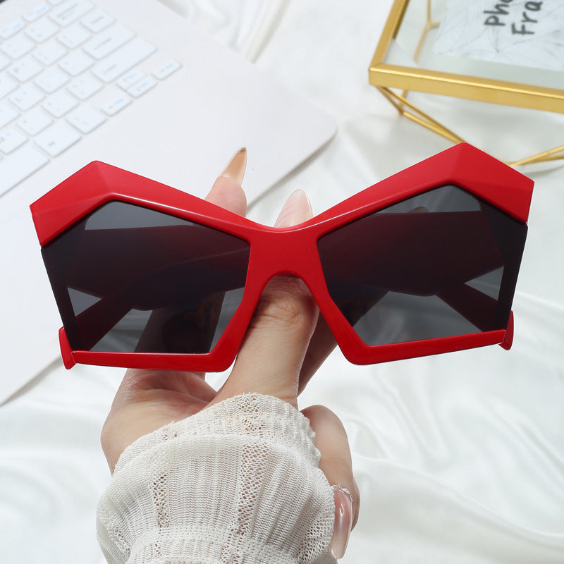 Ladies geometric designer glasses Bowlift