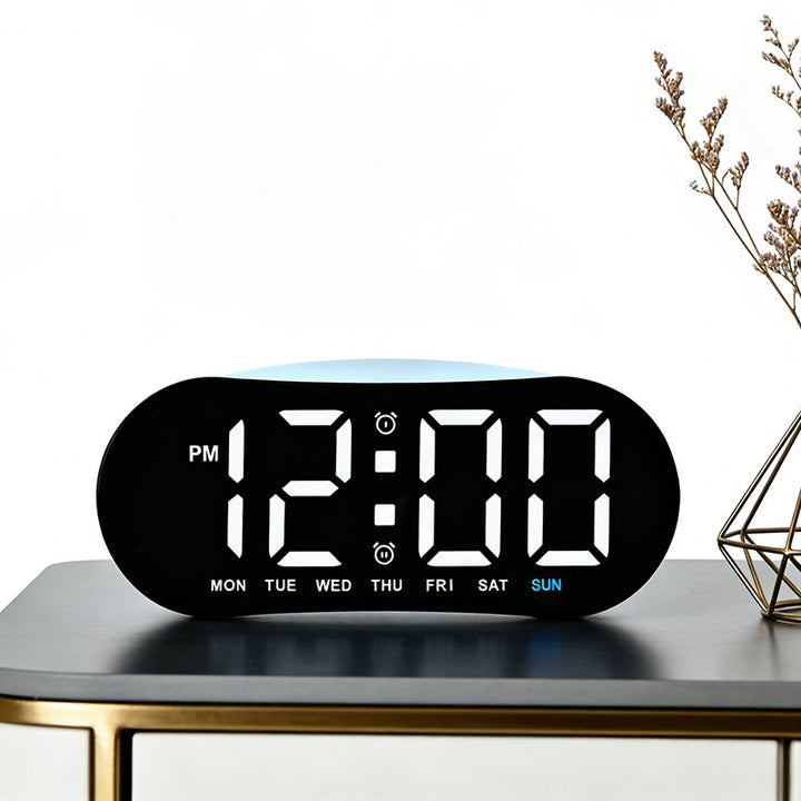 Digital alarm clock with large LED display Bowlift