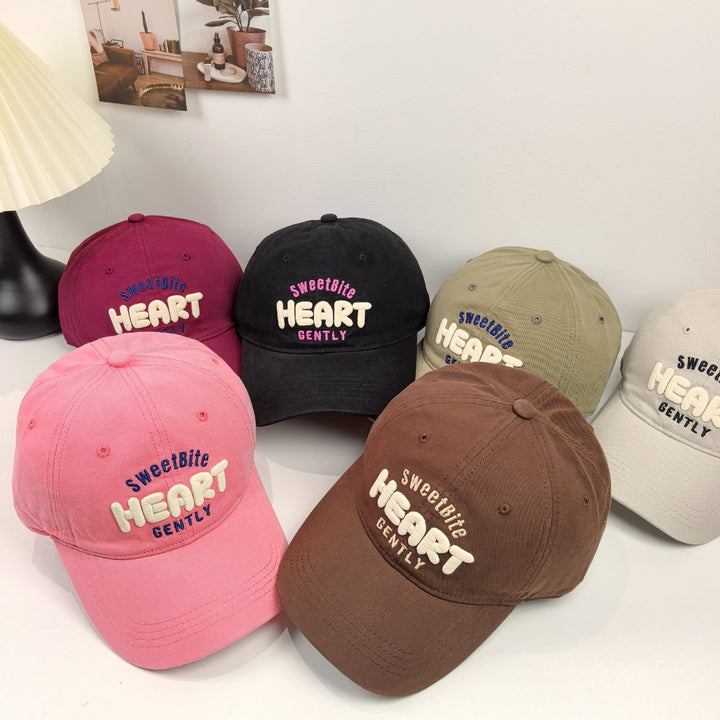 Women's Playful Embroidered Message Cap Bowlift