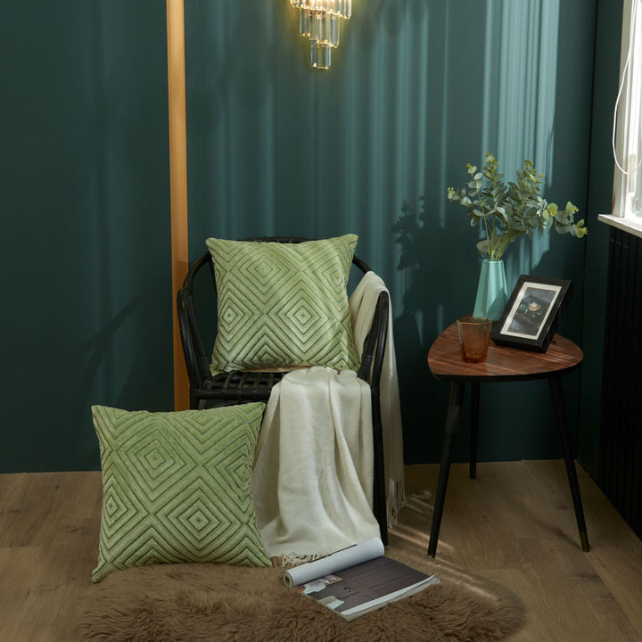 Decorative Geometric Accent Pillow