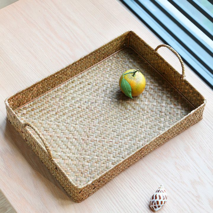 Handwoven Multi-Purpose Serving Tray Bowlift
