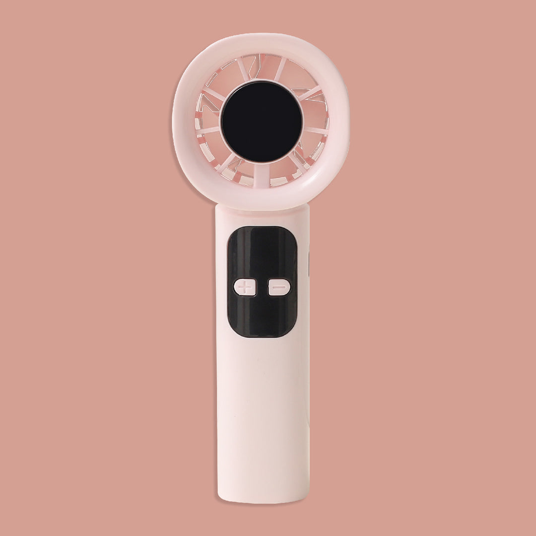 Ladies Portable Handheld Fan with Variable Speed Control Bowlift