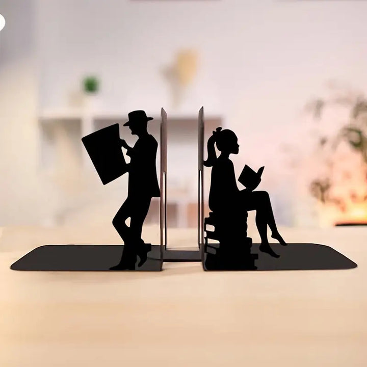 Artistic Metal Bookends  1789394573