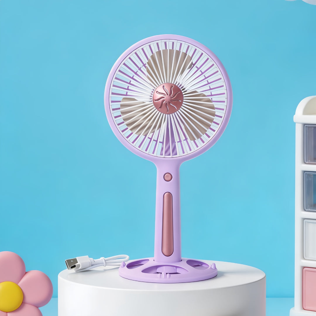 Women's Portable Mini Fan with Creative Animal Design Bowlift