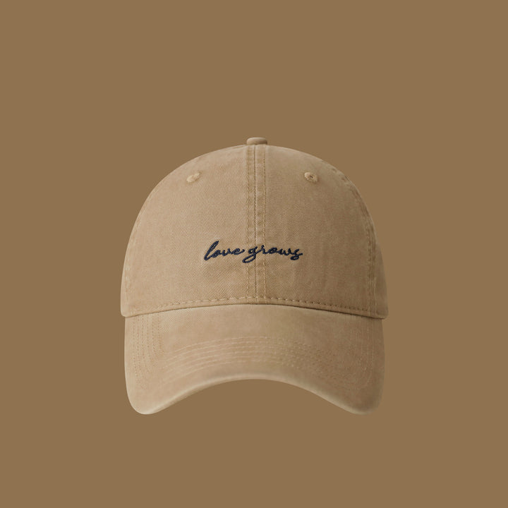 Women's Casual Adjustable Cap with Inspirational Quote Bowlift