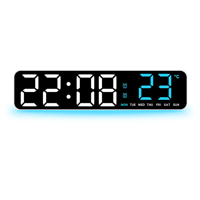 Digital Alarm Clock with Temperature Display Bowlift