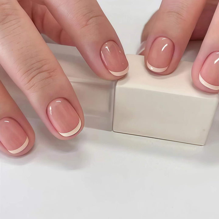 Professional French Tip Nail Set Bowlift