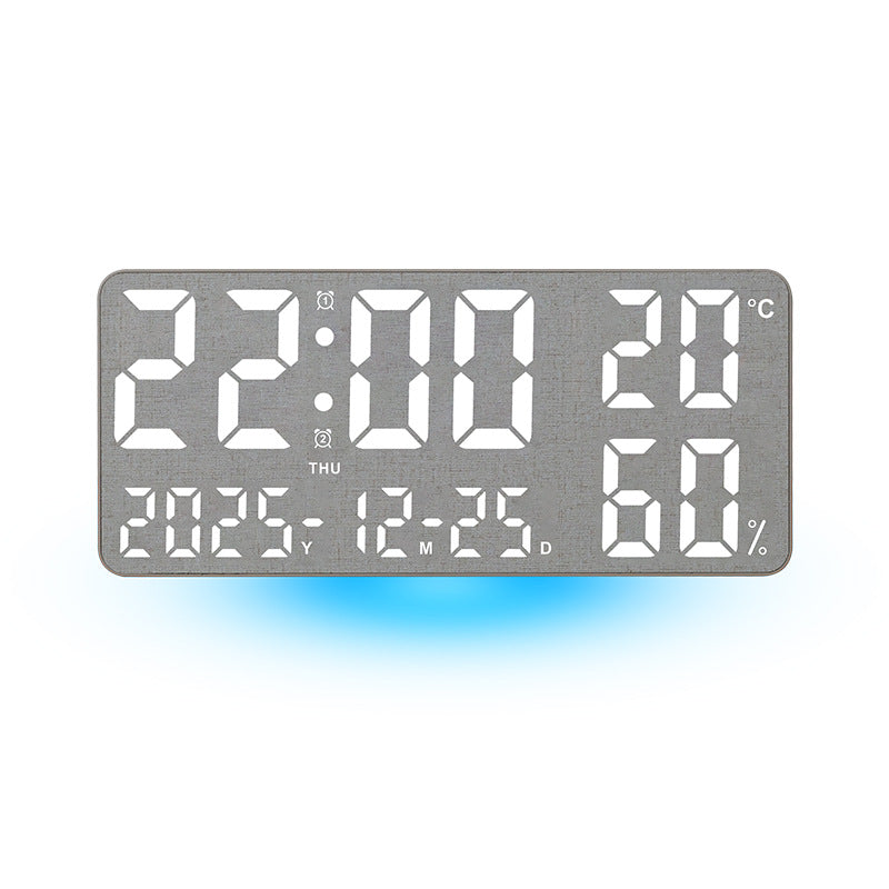 Digital Thermo-Hygrometer Alarm Clock Bowlift