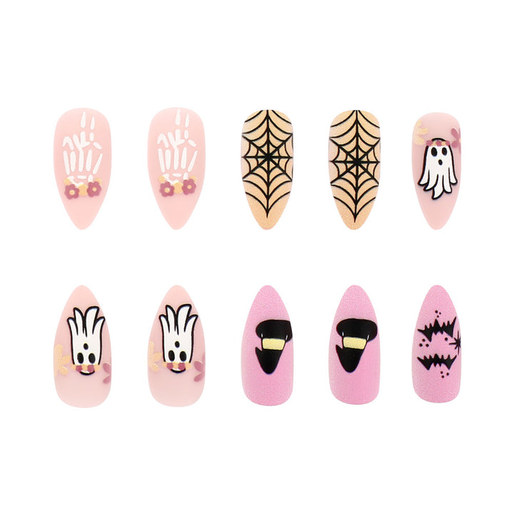 Halloween-Themed Press-On Nail Art Kit Bowlift
