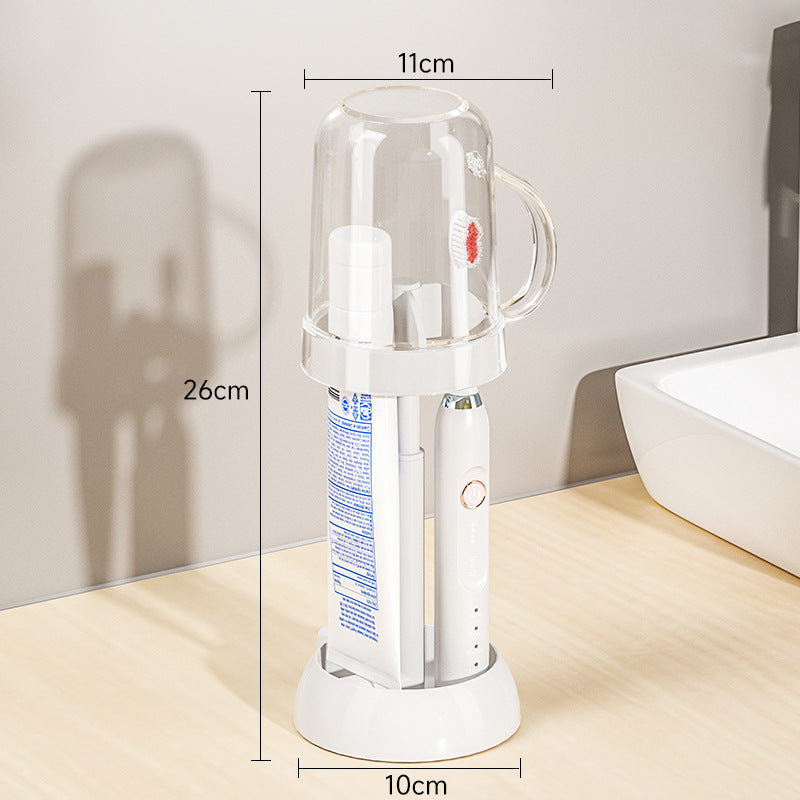 Wall-Mounted Toothbrush Storage Bowlift