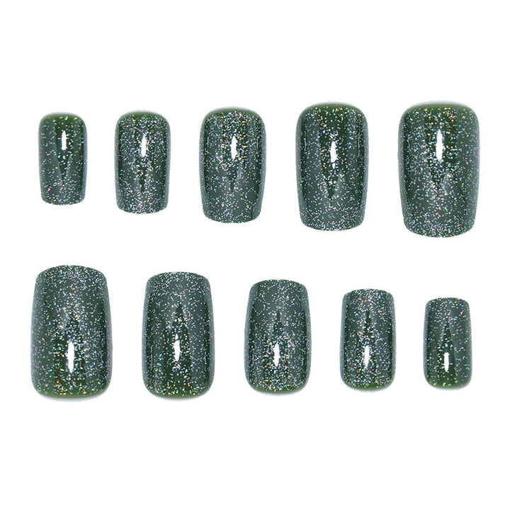 Glittering Press-On Nails Bowlift