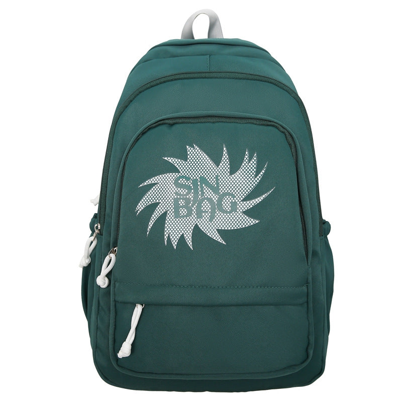 Graphic Print Laptop Backpack Bowlift