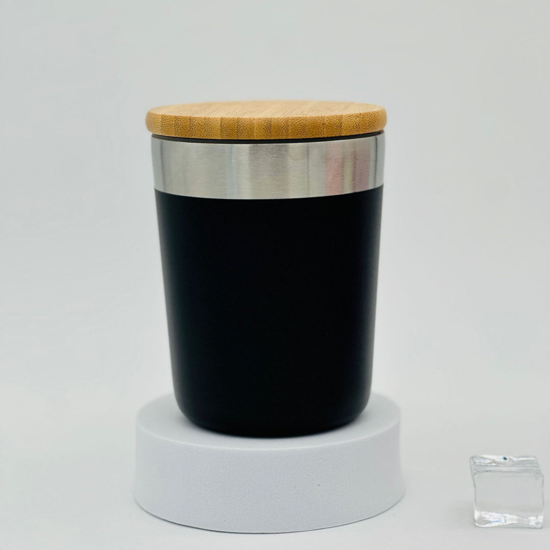 Ladies elegant sustainable insulated cup with bamboo lid Bowlift
