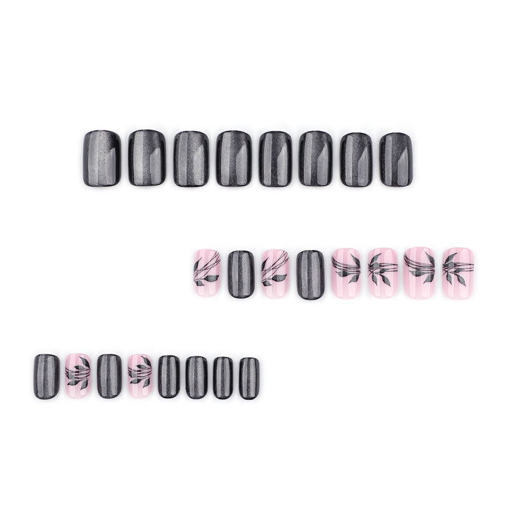 Artistic and elegant nail art with floral pattern Bowlift