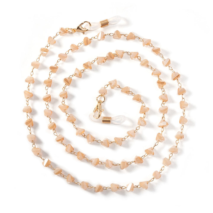 Chic Gemstone-Style Eyewear Chain Bowlift