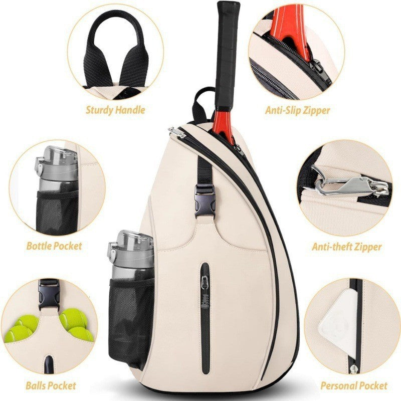 Tennis backpack with special compartment for rackets and drink sleeve Bowlift