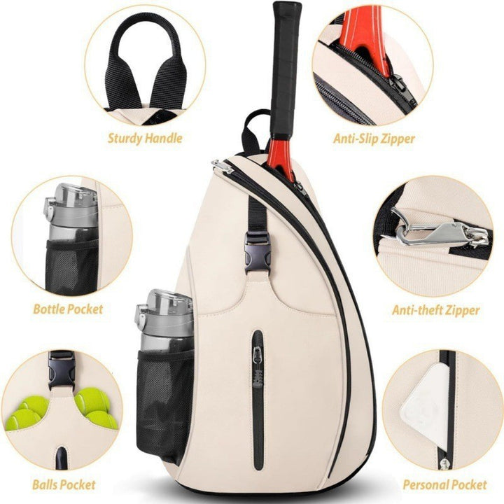Tennis backpack with special compartment for rackets and drink sleeve Bowlift