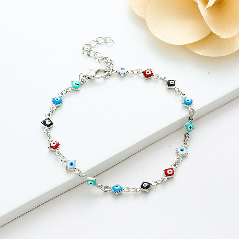 Multi-Colored Evil Eye Bracelet Bowlift
