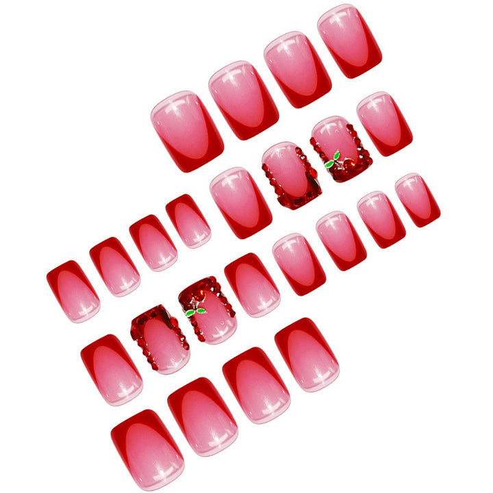 Elegant Theatrical Press-On Nail Set Bowlift