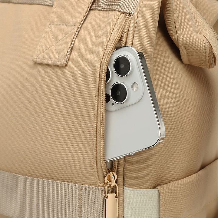 Trendy Quilted Multi-Functional Backpack Bowlift