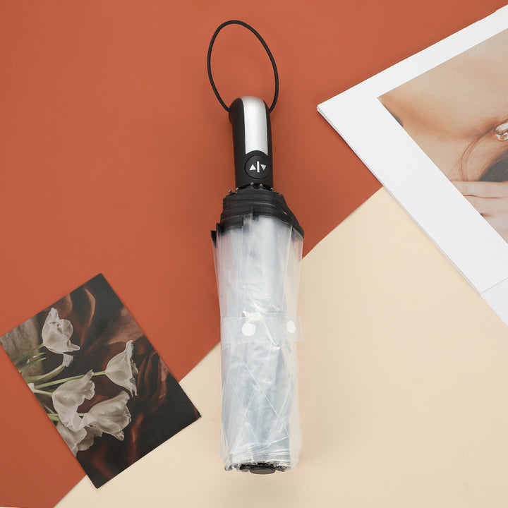 Unisex Automatic Transparent Umbrella Bowlift