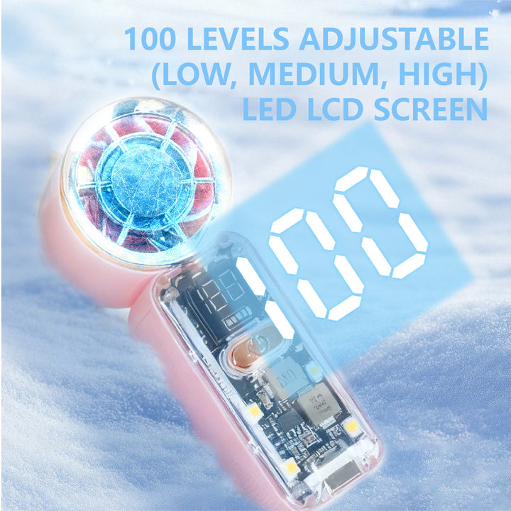 Smart USB Rechargeable Desk Fan Bowlift