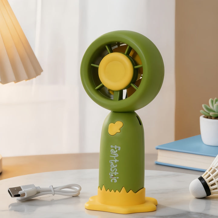 Women's Portable Table Fan with Fun Design and USB Connection Bowlift