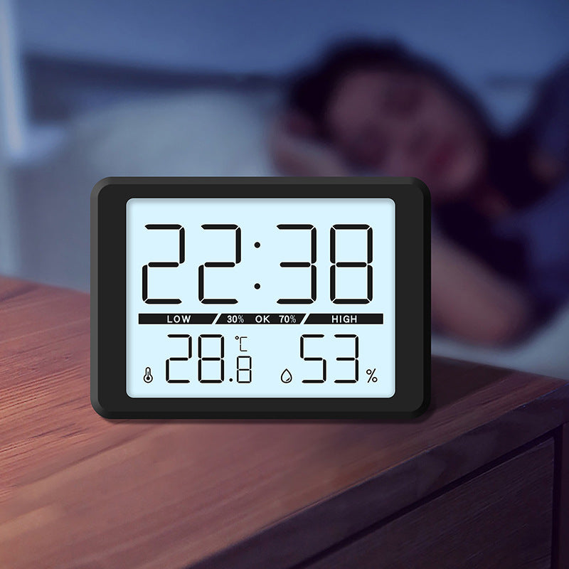 Digital Hygrometer Clock Bowlift