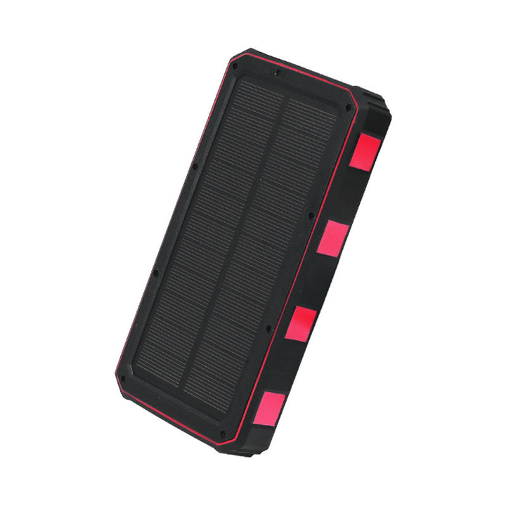 Solar-powered high-performance power bank with robust housing Bowlift