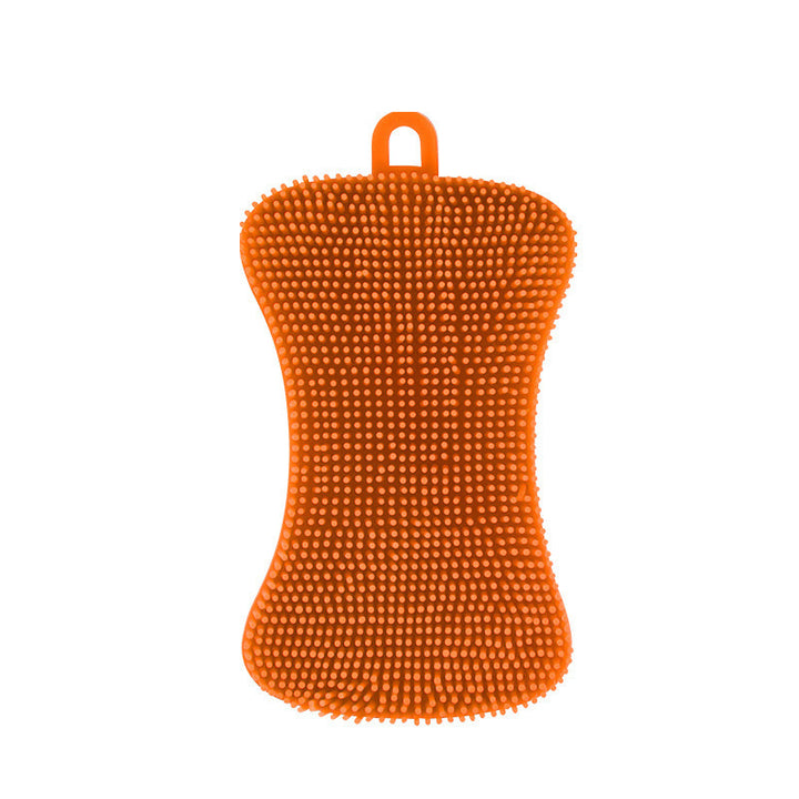 Silicone cleaning sponge with ergonomic design Bowlift