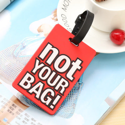 Unisex Luggage Tag with Custom Message Bowlift