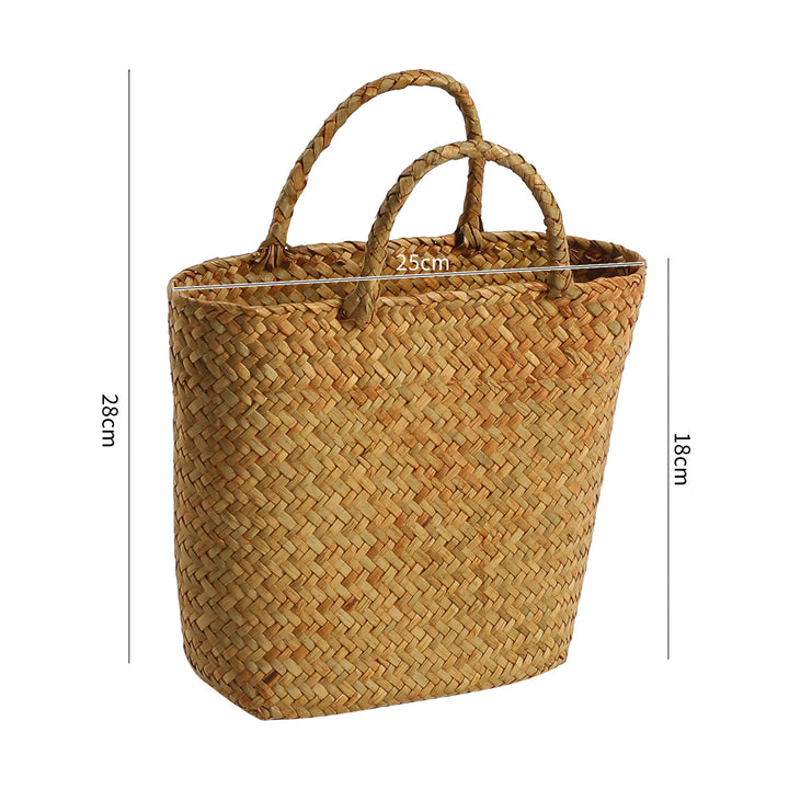 Unisex Handwoven Shopping Basket Bowlift