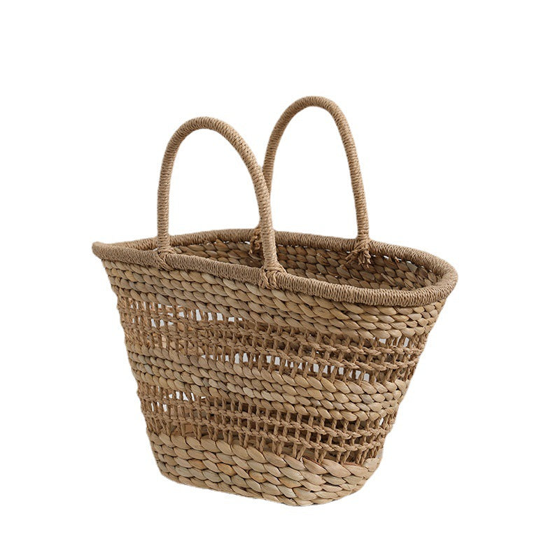 Handmade rattan bag with a removable lining insert Bowlift