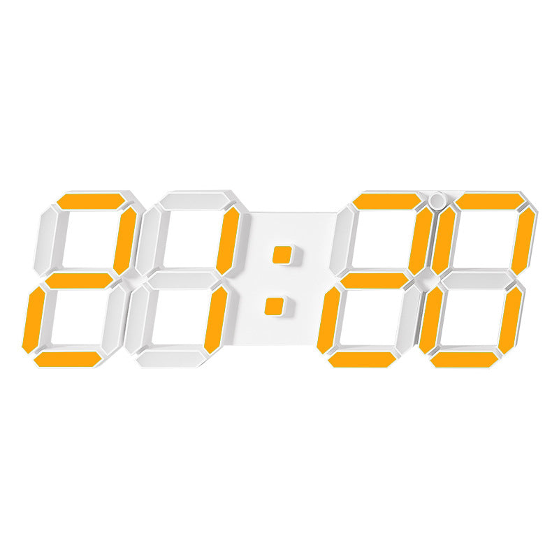Digital Alarm Clock with Large Display and Color Change Bowlift