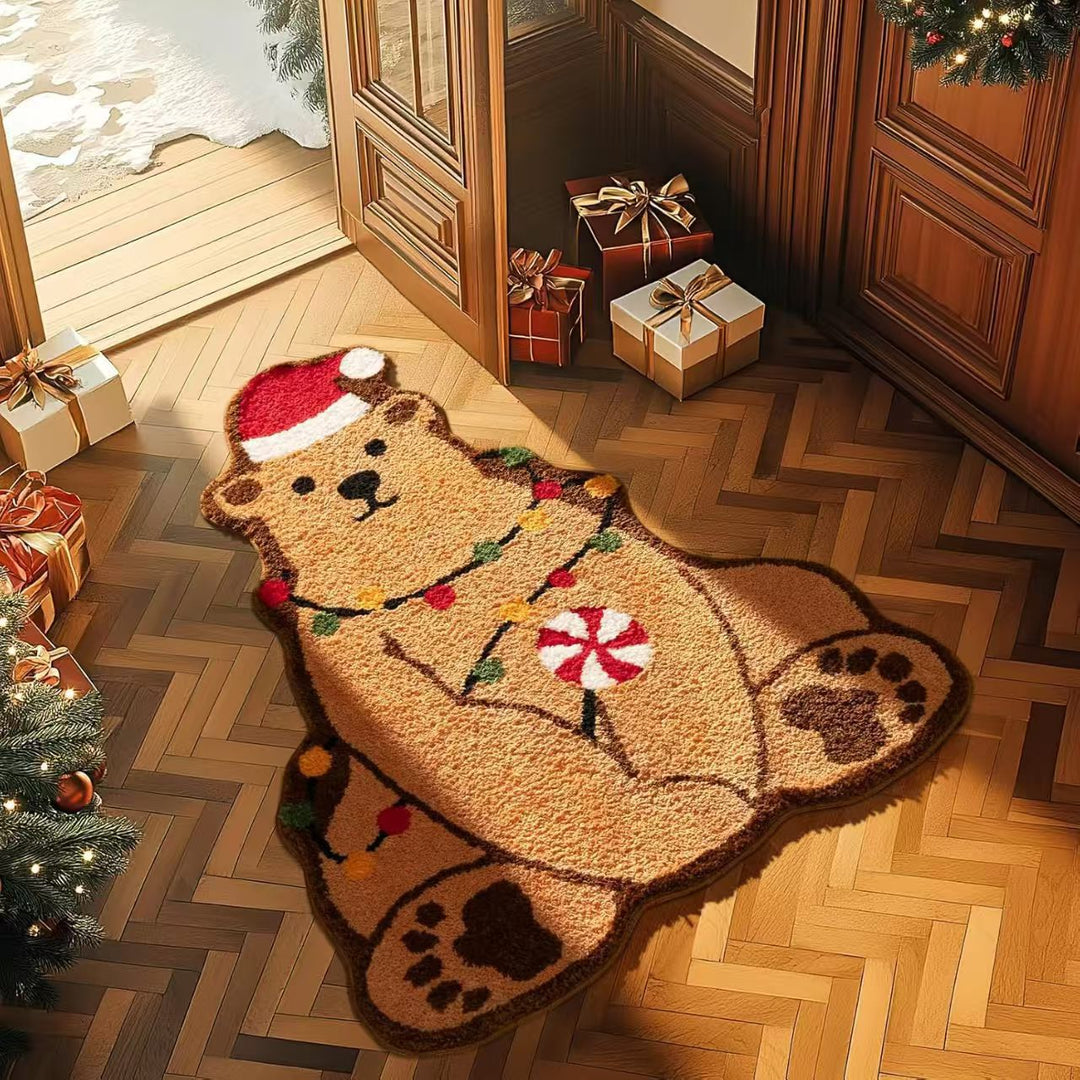 BowLift | Christmas Rug - Cashmere Irregular Shape Hallway Mat