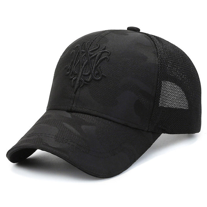 Women's Sporty Trucker Cap with Breathable Mesh Back Bowlift
