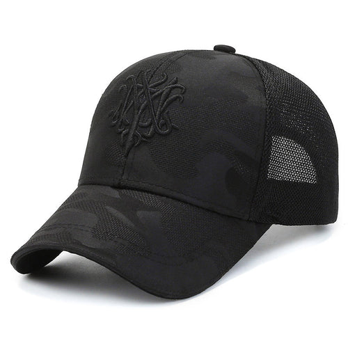 Women's Sporty Trucker Cap with Breathable Mesh Back Bowlift