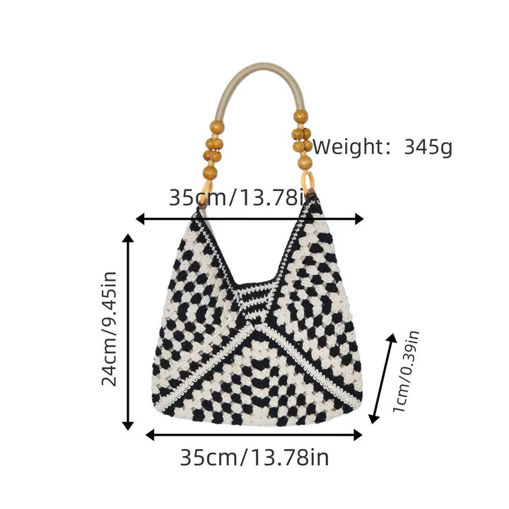 Handbag with Bohemian crochet look Bowlift