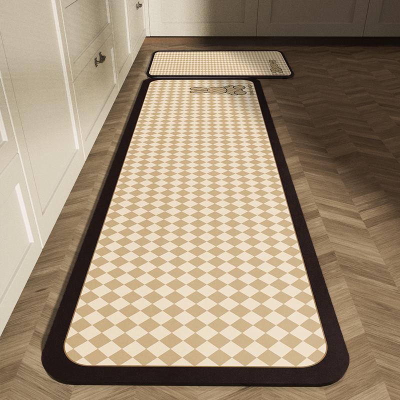 Geometric Patterned Kitchen Runner Mat