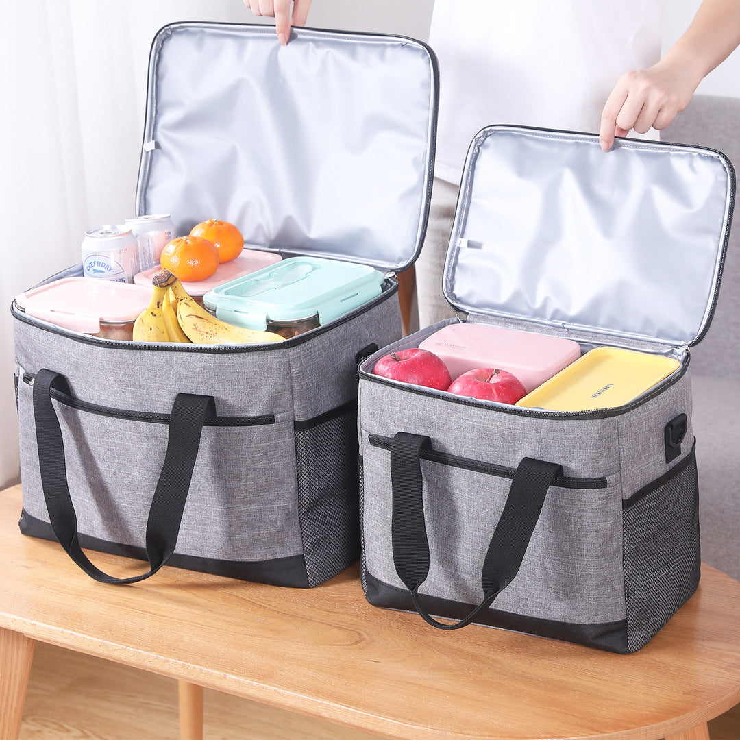 Unisex cooler bag with flexible interior and carrying handles Bowlift