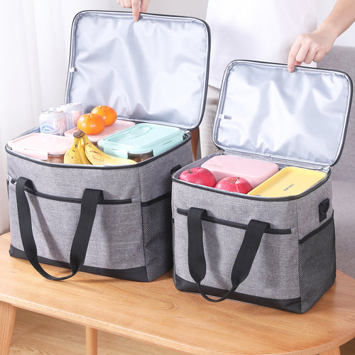 Unisex cooler bag with flexible interior and carrying handles Bowlift