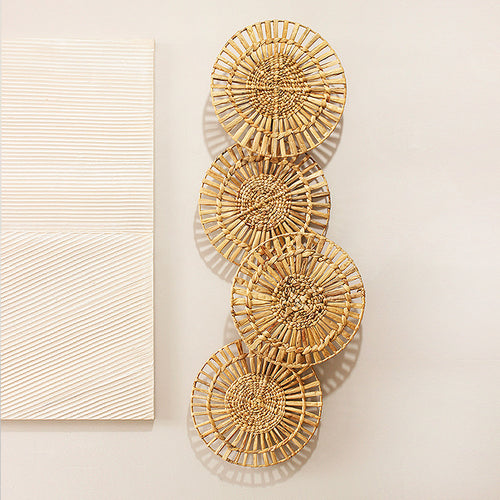 Decorative Table Coaster Made of Woven Rattan Bowlift