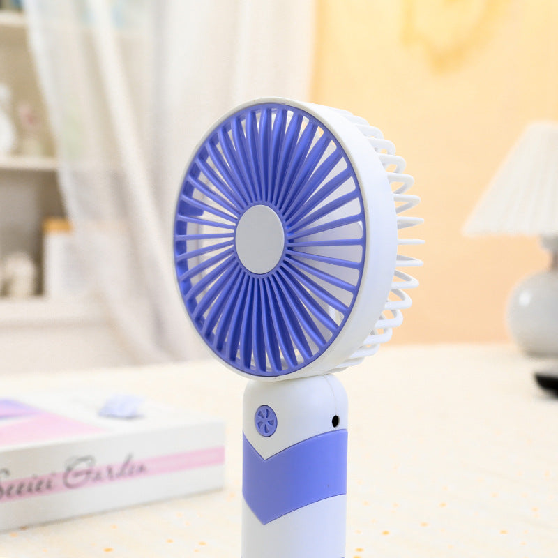 Women's Portable Tabletop Fan with USB Connection and Adjustable Tilt Angle Bowlift