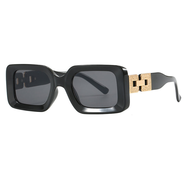 Women's Polygon Sunglasses with Glamorous Decorative Frame Bowlift
