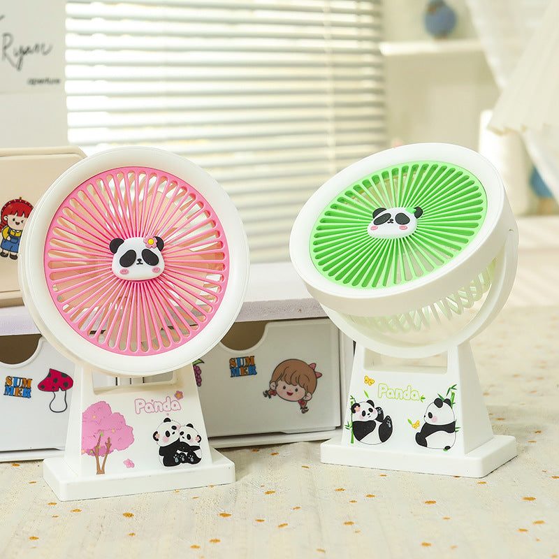 Portable Usb Mini-Fan with Cute Panda Design Bowlift